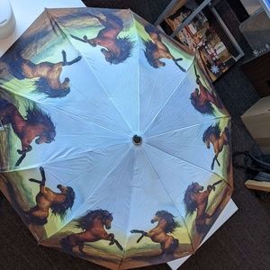 Umbrella for horse lovers